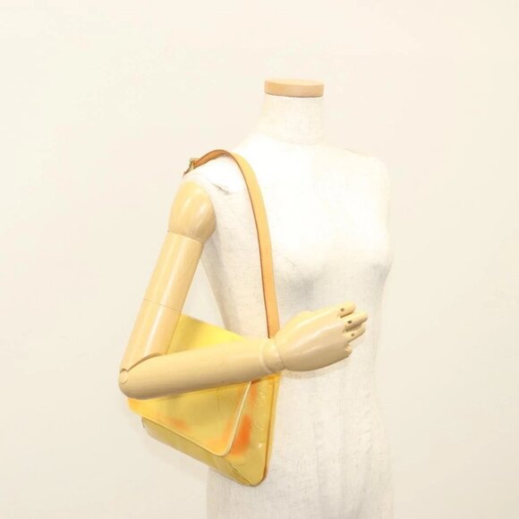 LOUIS VUITTON Monogram Vernis Thompson Street Bag Yellow M91071 LV Auth BA4453 - Picture 15 of 16